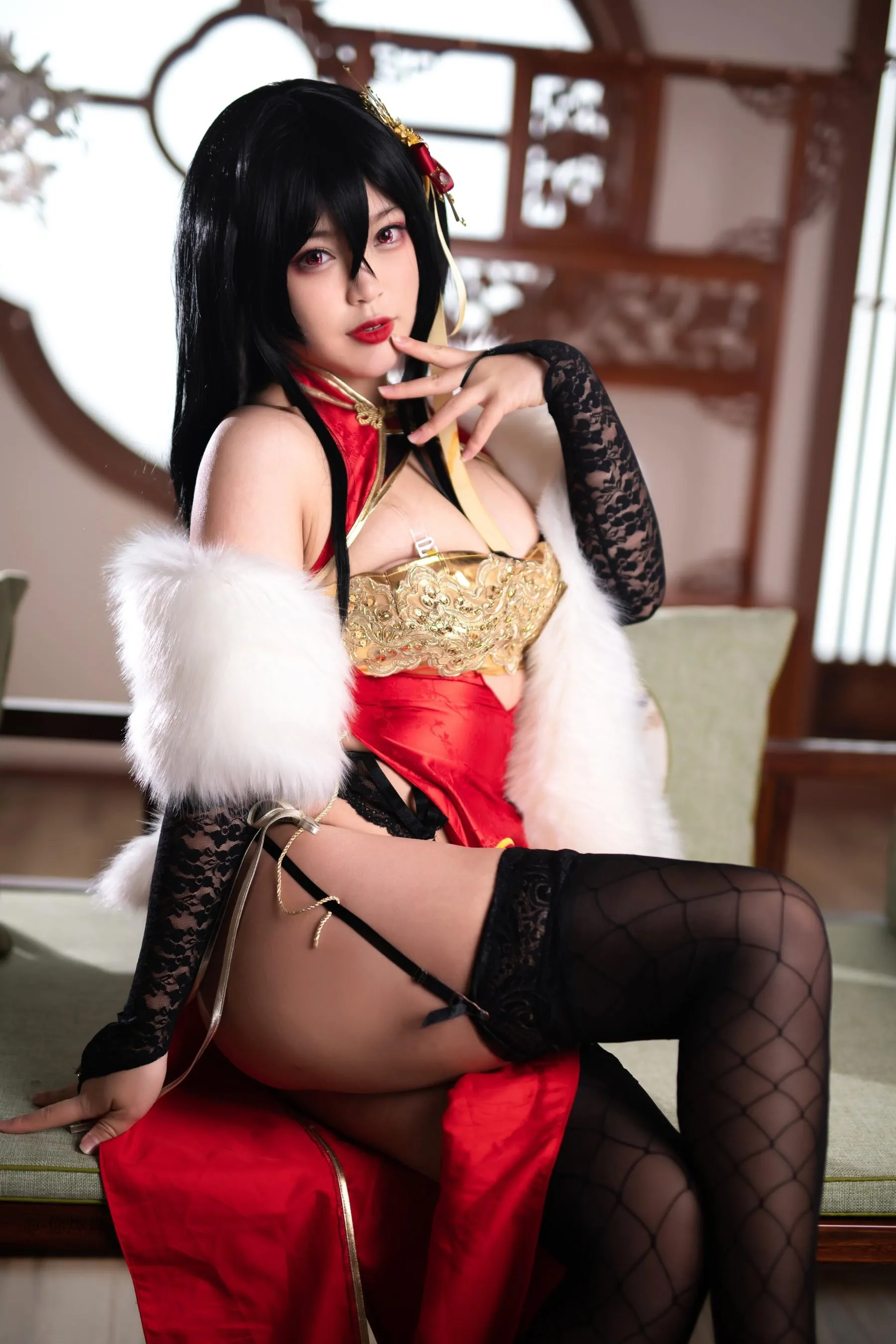 白烨 – NO.17 大凤旗袍新年限定 [64P]插图